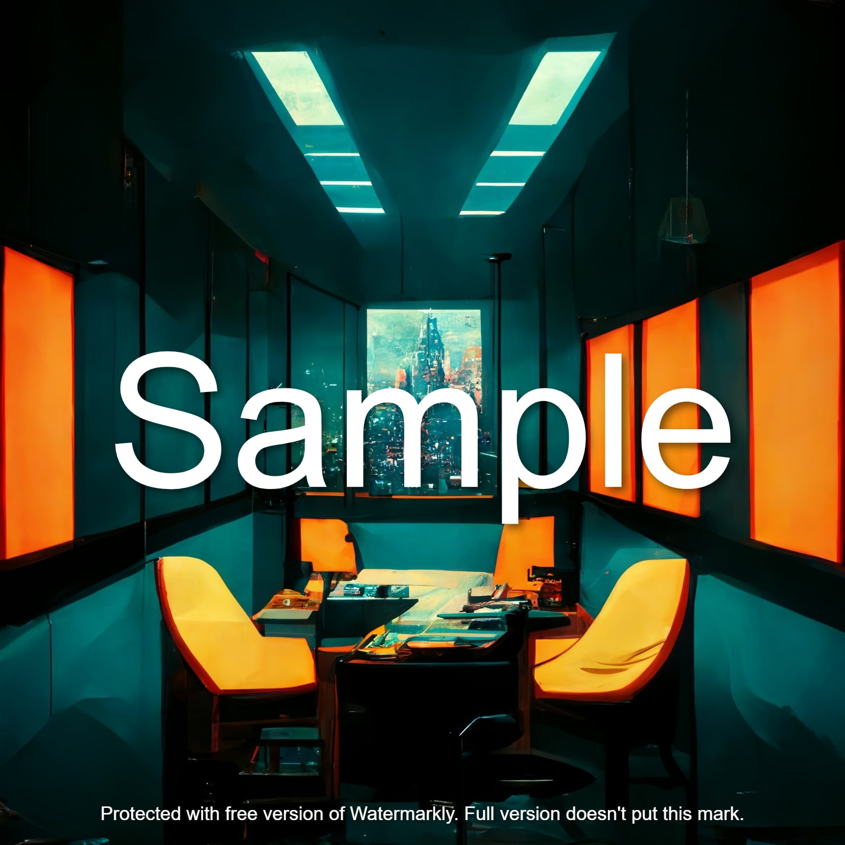 高級背景CG素材集『サイバーパンク編』 part 1