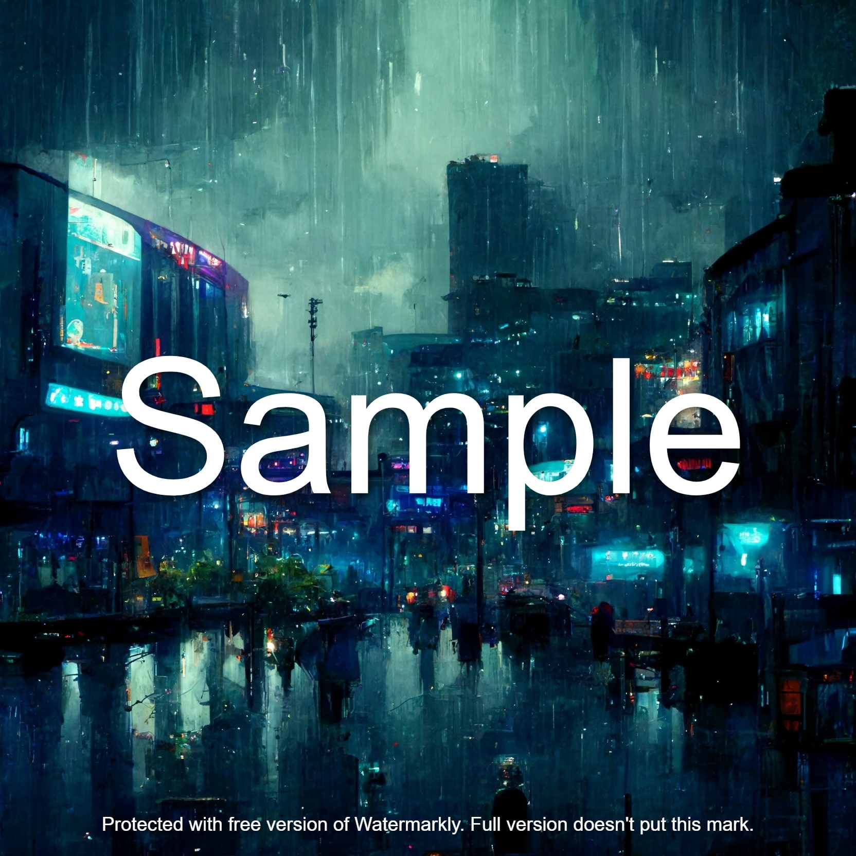 高級背景CG素材集『サイバーパンク編』 part 1