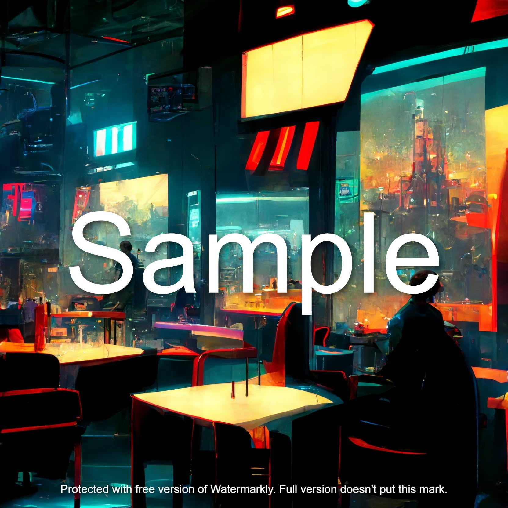 高級背景CG素材集『サイバーパンク編』 part 1