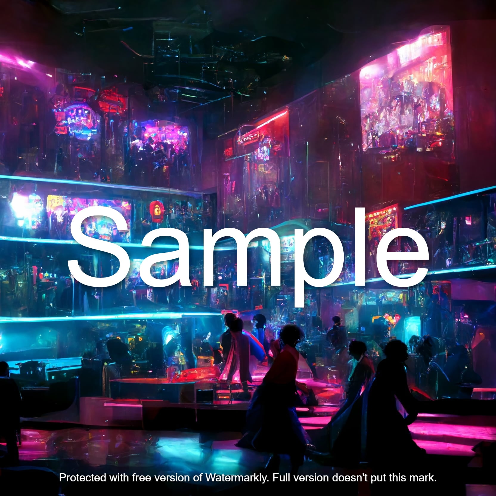 高級背景CG素材集『サイバーパンク編』 part 1