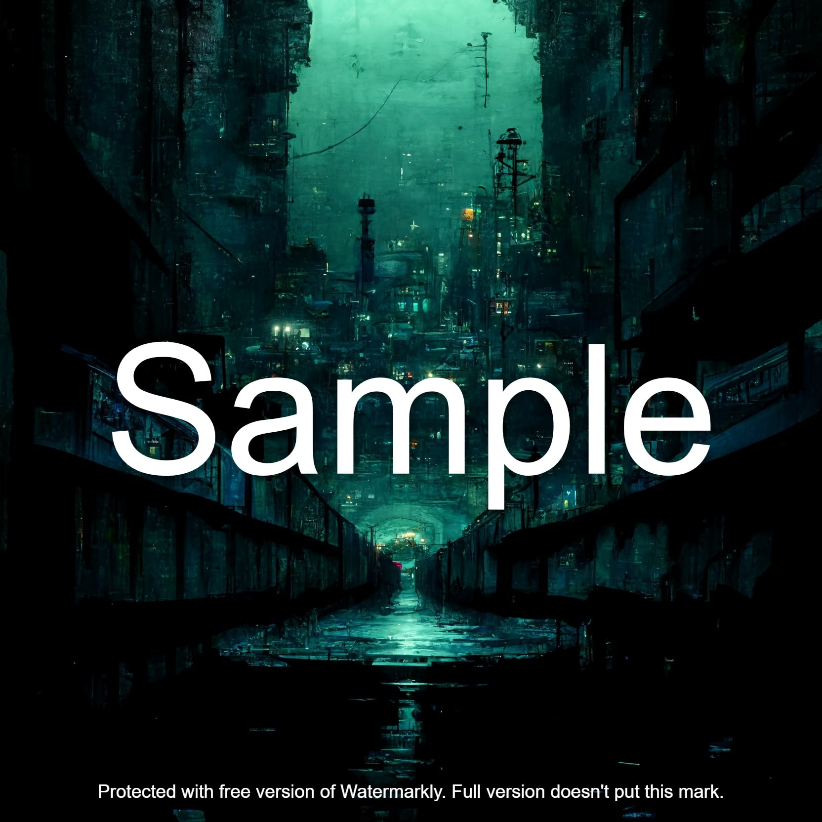 高級背景CG素材集『サイバーパンク編』 part 1