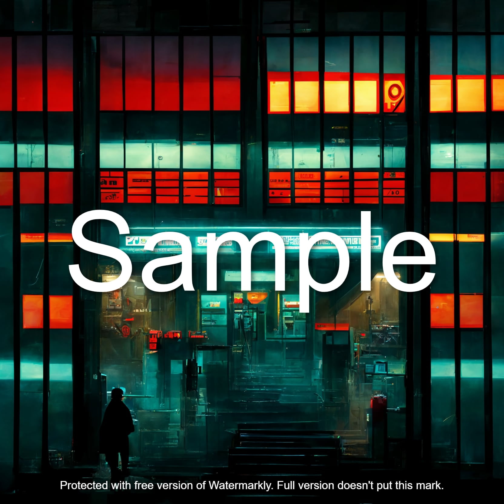 高級背景CG素材集『サイバーパンク編』 part 2