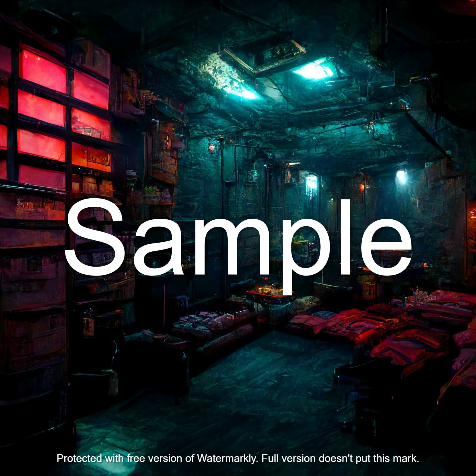 高級背景CG素材集『サイバーパンク編』 part 2