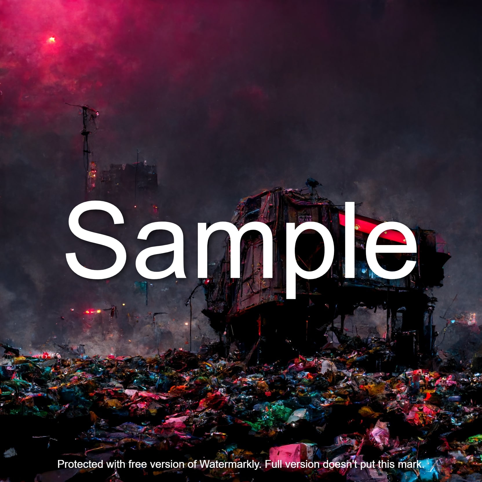 高級背景CG素材集『サイバーパンク編』 part 2