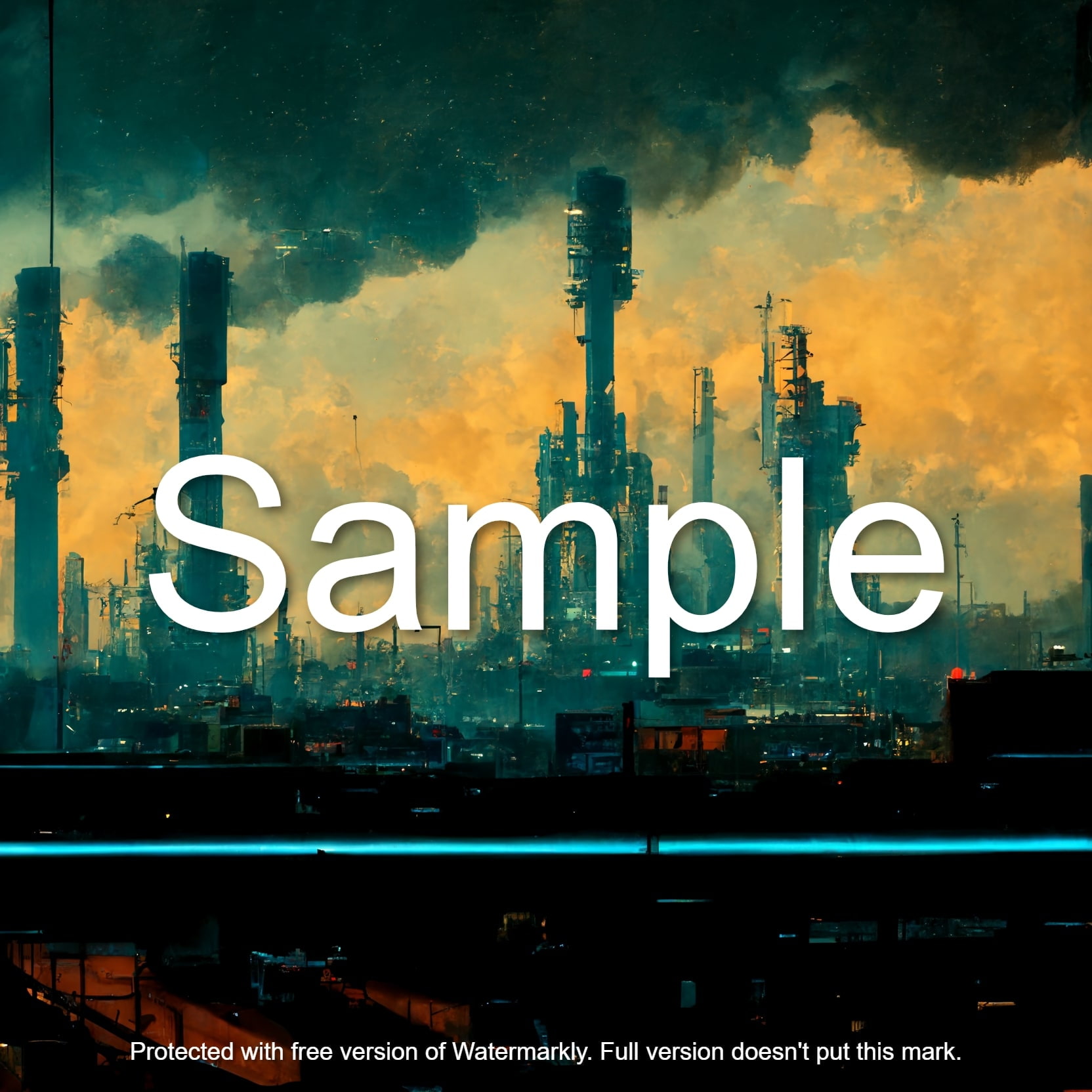 高級背景CG素材集『サイバーパンク編』 part 2