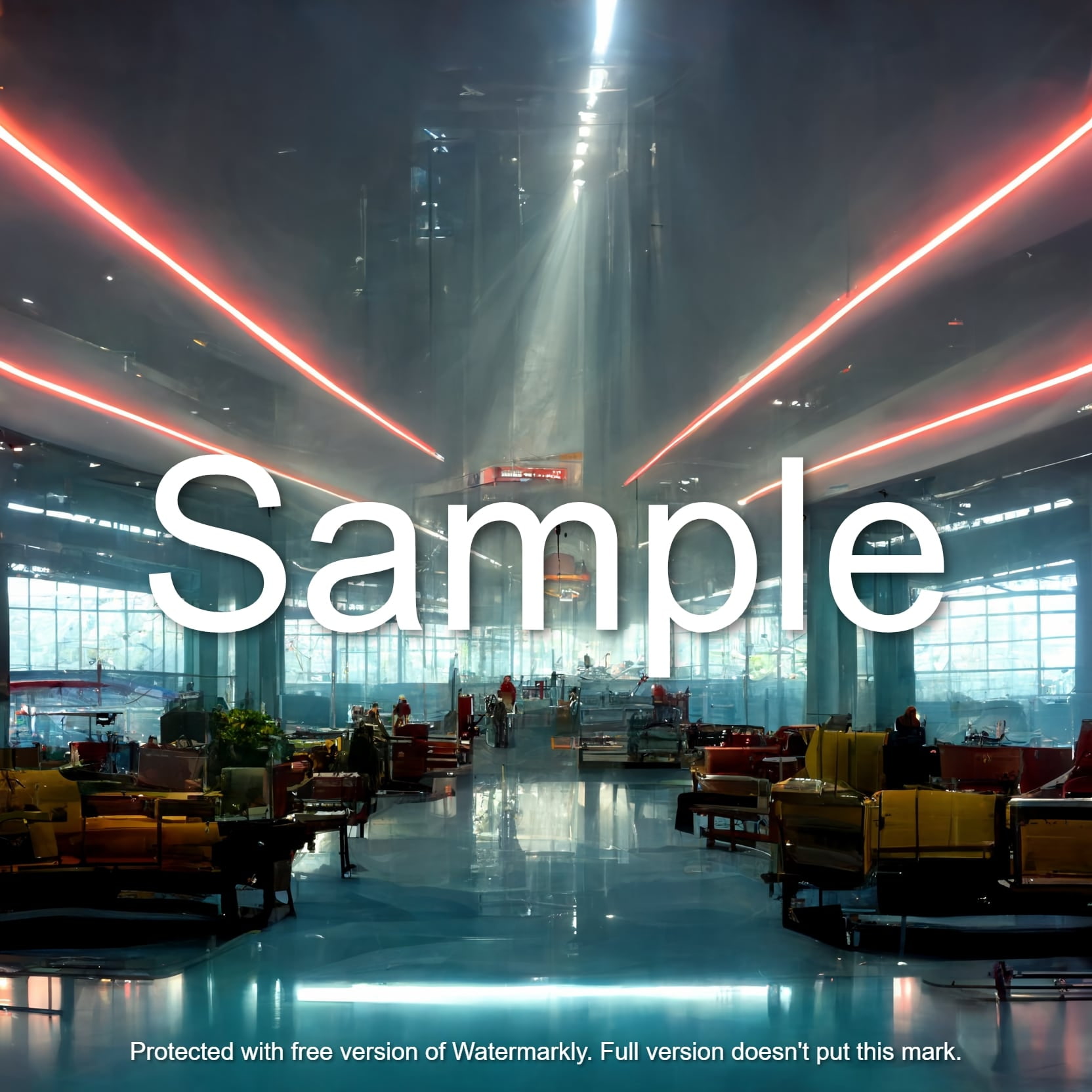 高級背景CG素材集『サイバーパンク編』 part 2