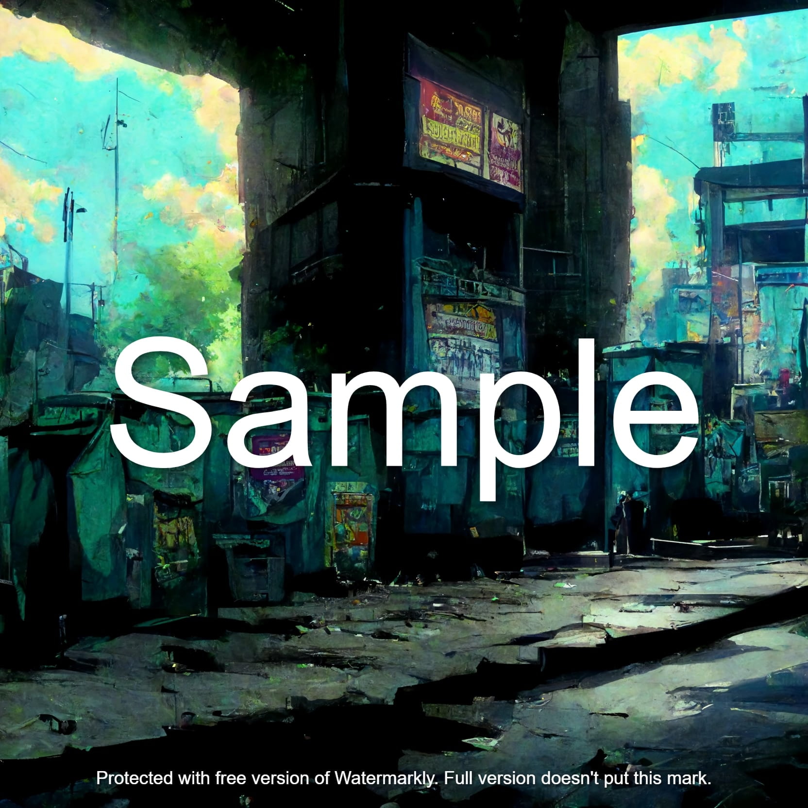 高級背景CG素材集『サイバーパンク編』 part 2