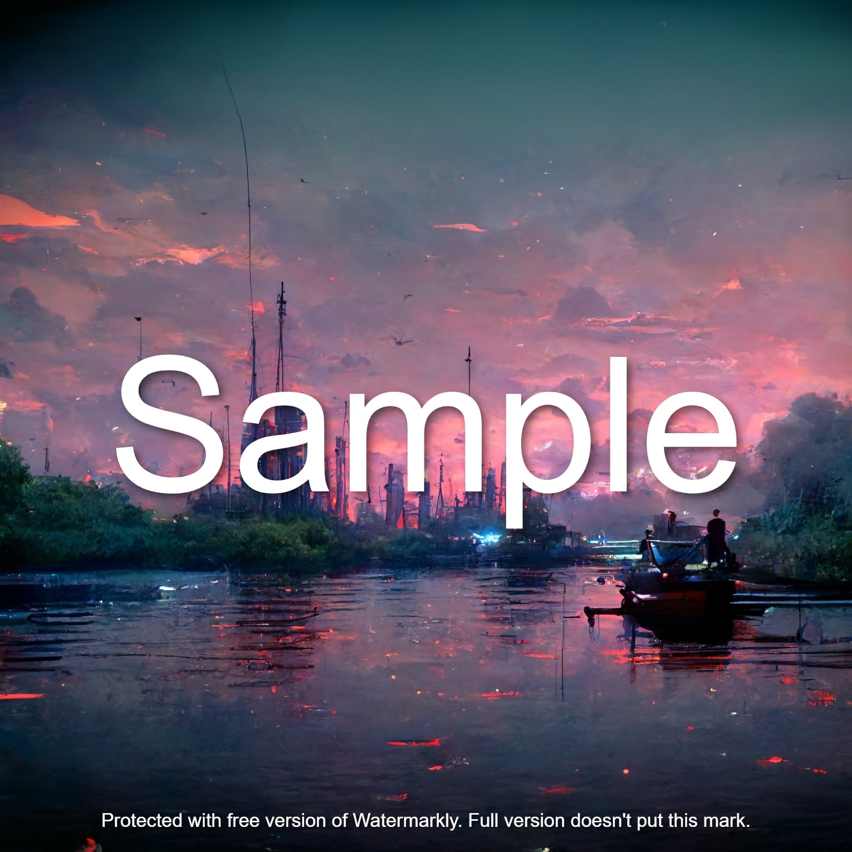 高級背景CG素材集『サイバーパンク編』 part 2