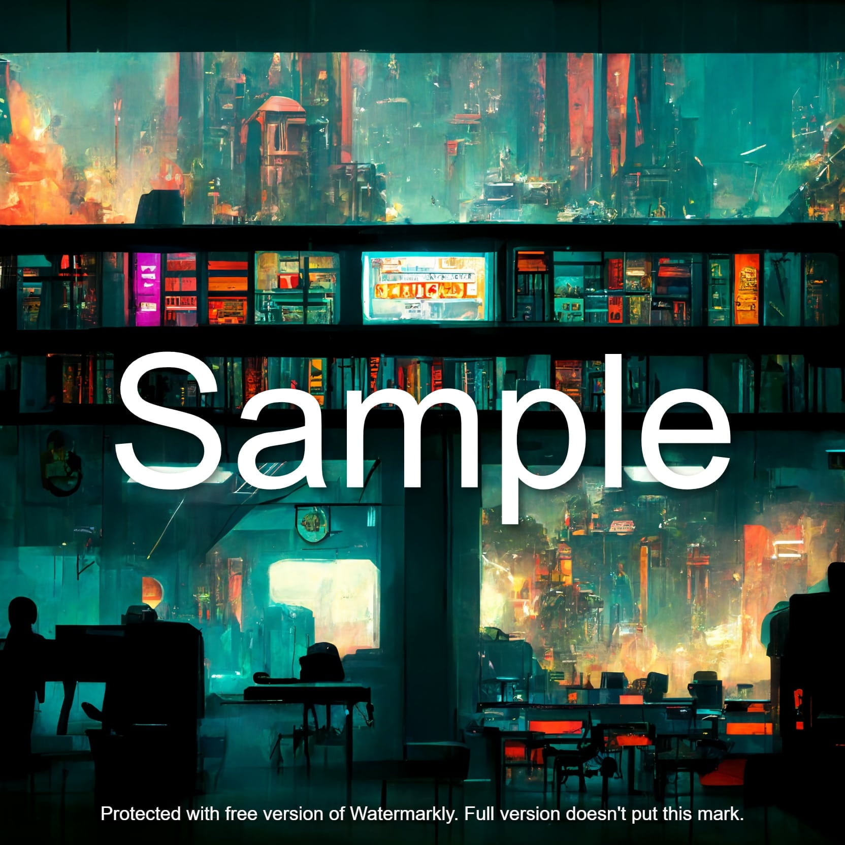 高級背景CG素材集『サイバーパンク編』 part 2