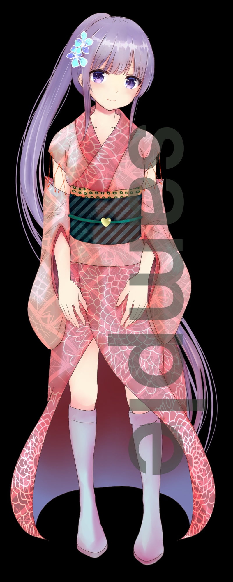 改・和装風少女立ち絵1、2、3【表情9種類】