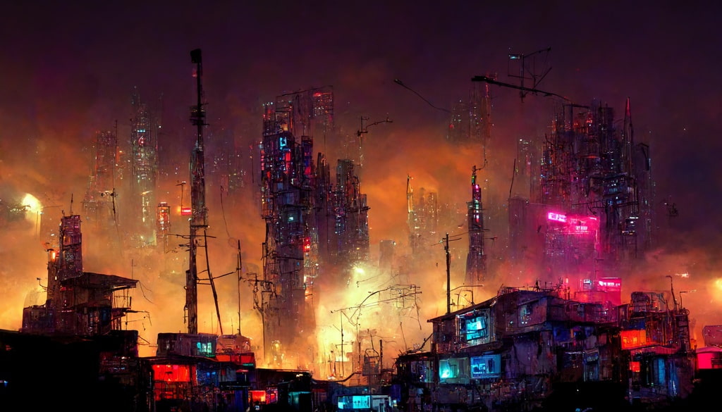 著作権フリー背景美術素材集【サイバーパンク・近未来・SF】