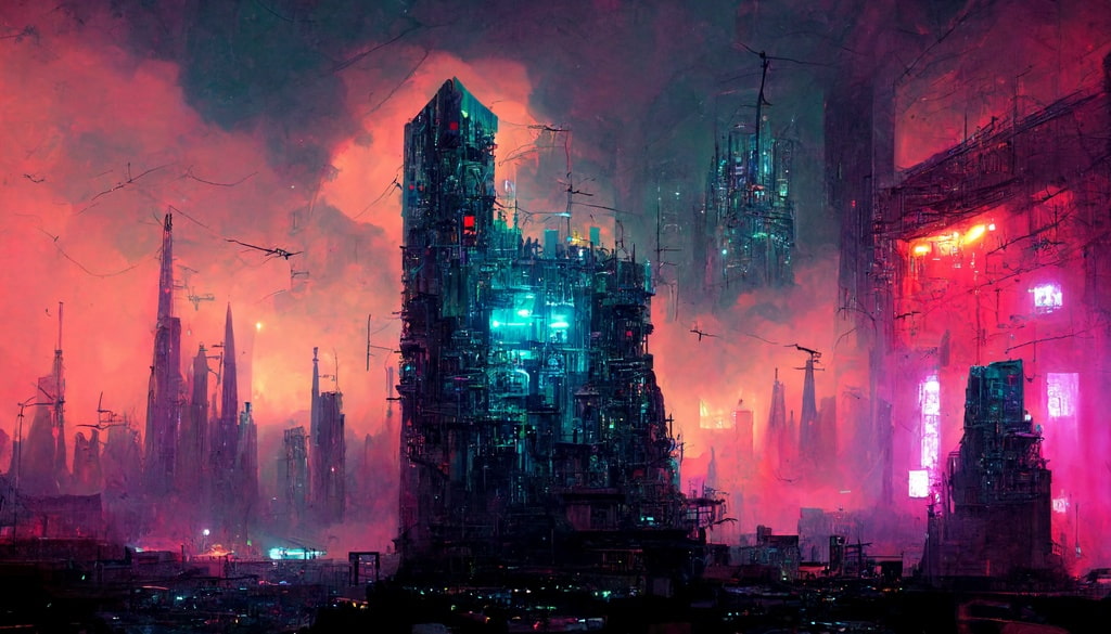 著作権フリー背景美術素材集【サイバーパンク・近未来・SF】