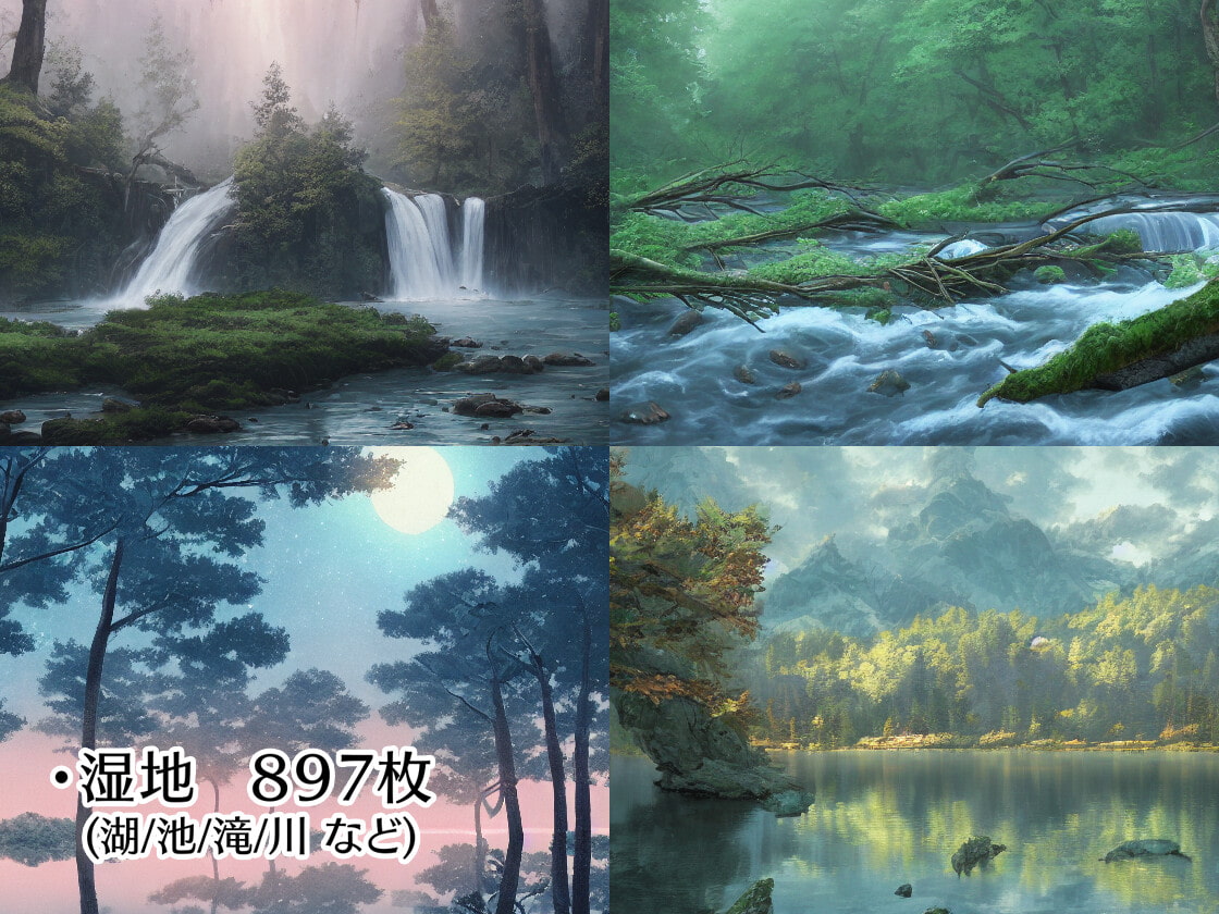 著作権フリー背景美術素材集 : BGArt 03 「自然編」