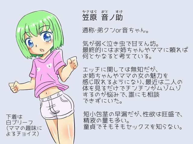 お姉ちゃんとママの優しくエッチなオナニー指導