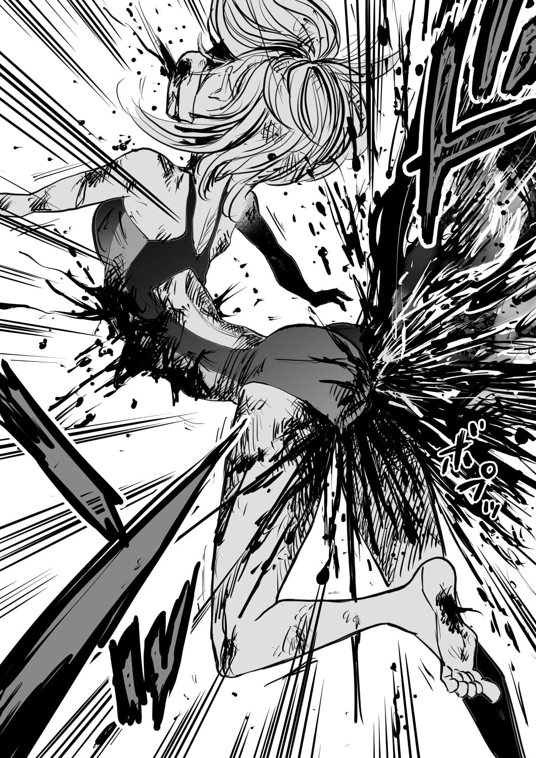 スク水戦士リョナ漫画10巻