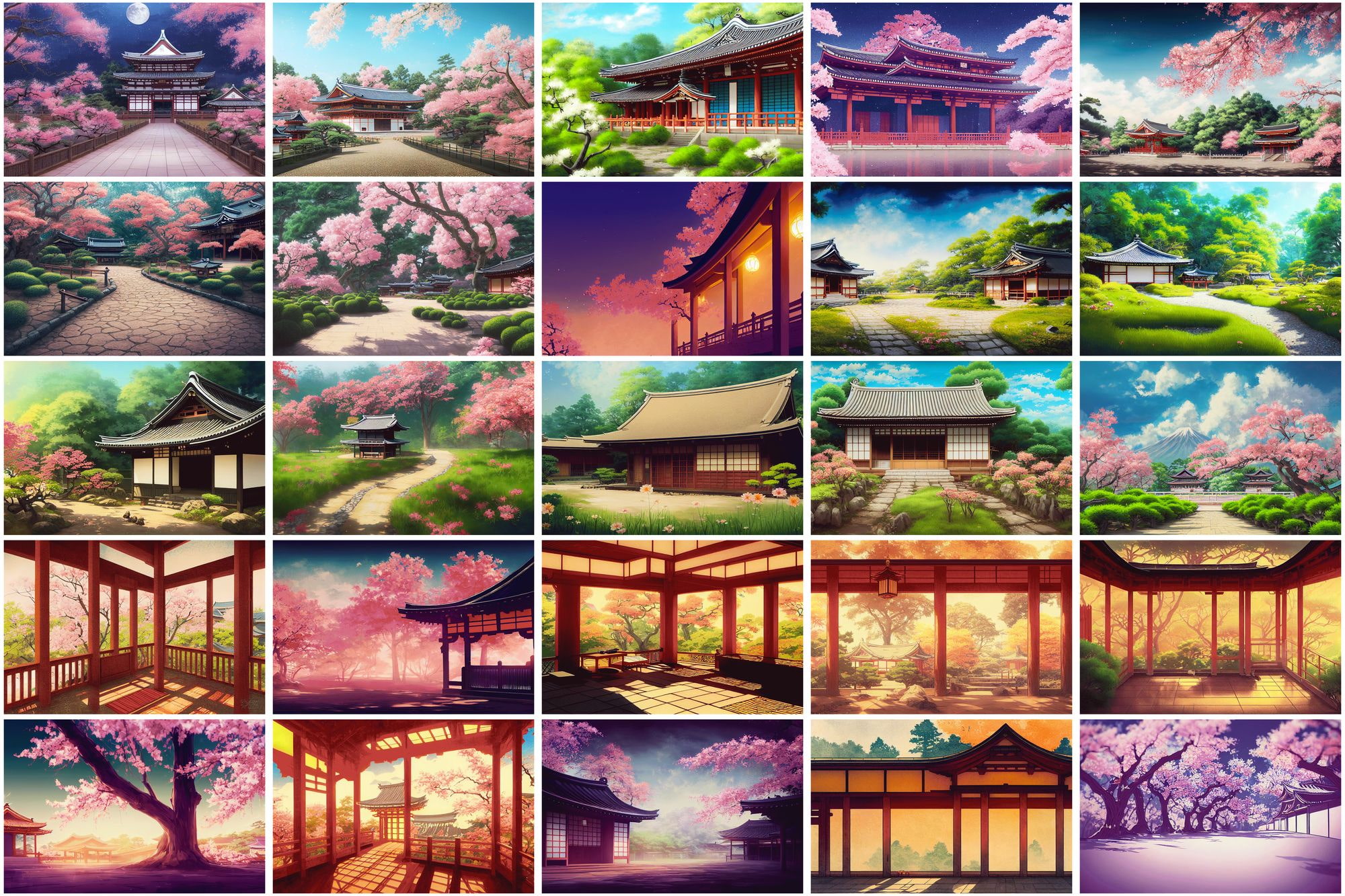 2D背景素材集『和風編』(100枚)