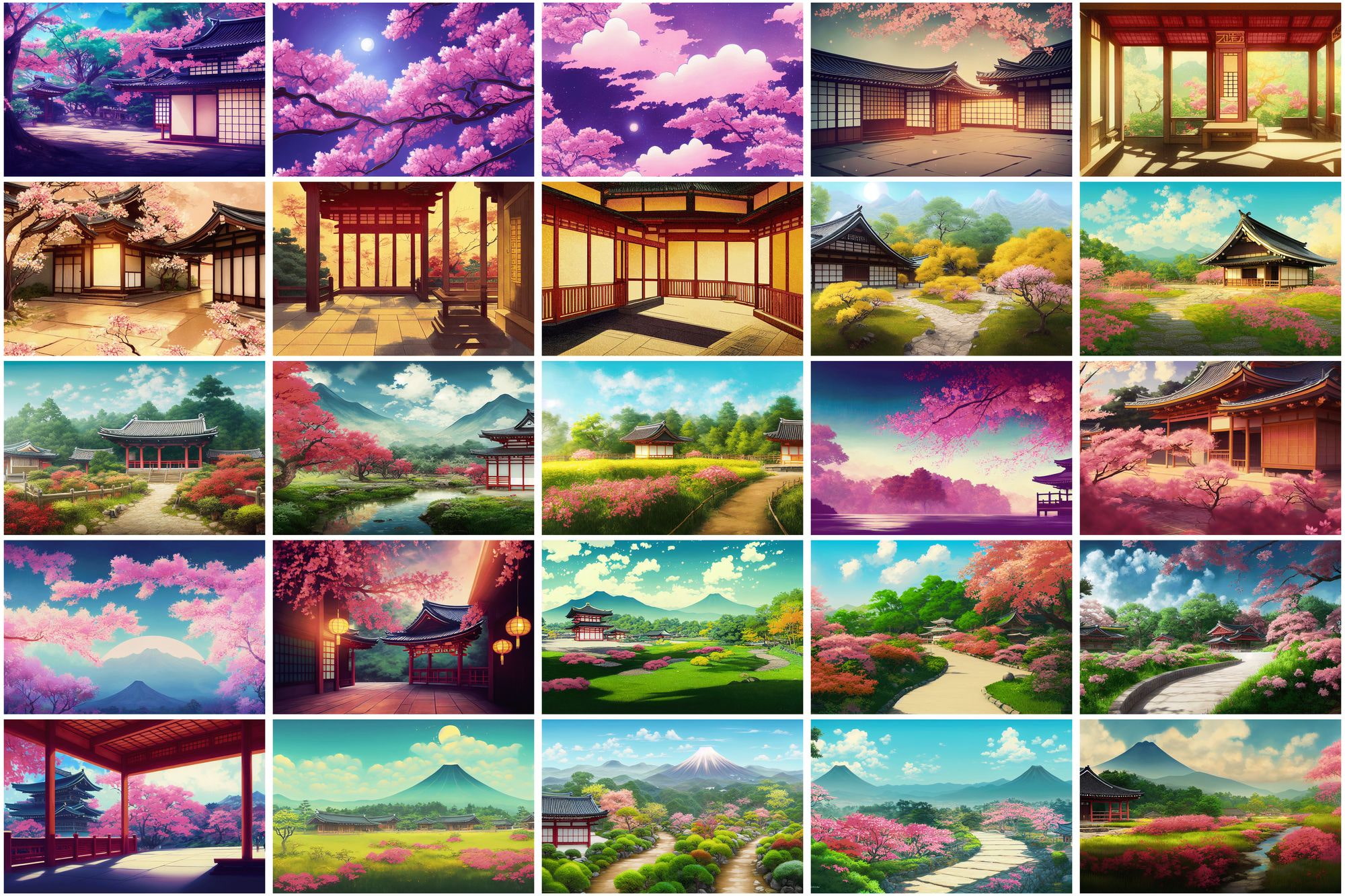 2D背景素材集『和風編』(100枚)