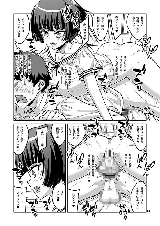 ふたなりJ○デリヘル嬢が射精管理と逆アナルで調教しちゃいます