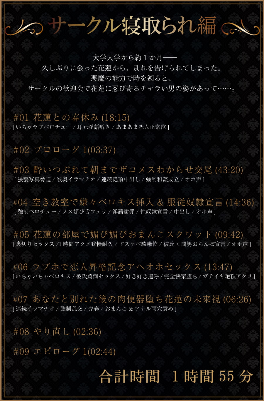 【超ボリューム約6時間】最愛のJD彼女は何度でも寝取られる