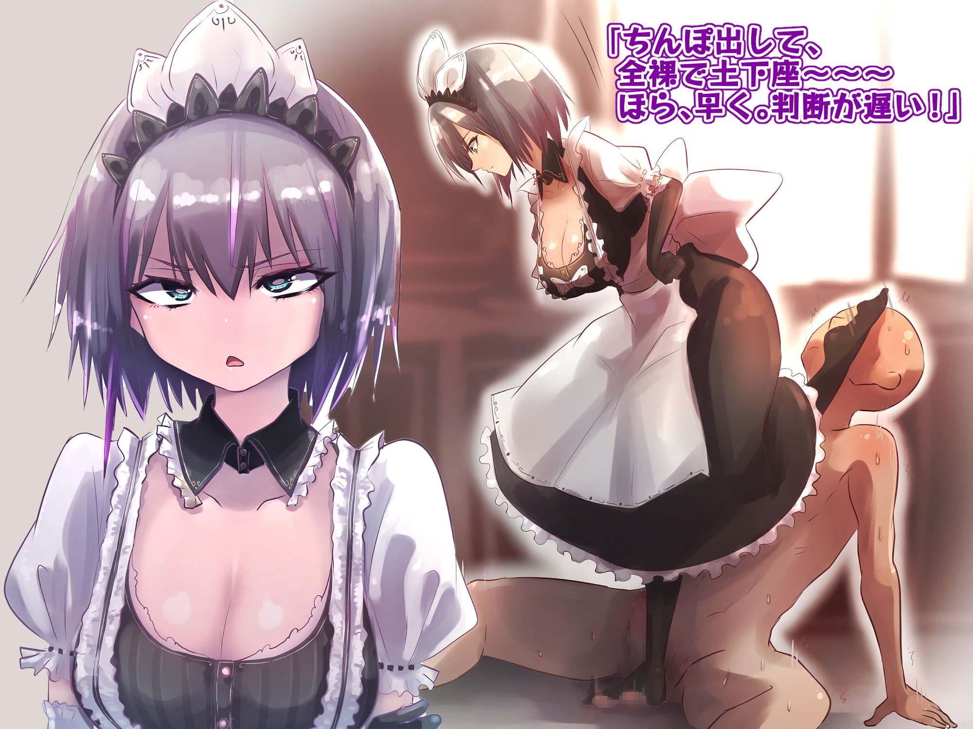 マゾザコご主人様とお仕置するメイド(逆転なし)