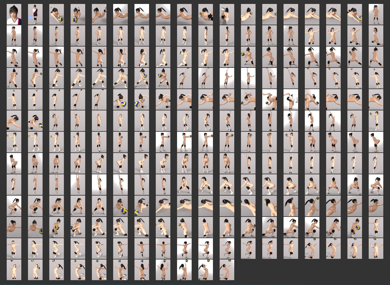 丸見えアスリート -バレーボール選手 さゆり-