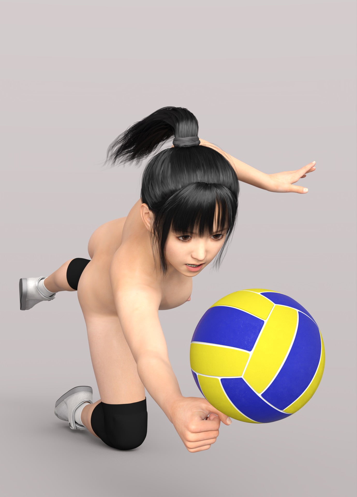 丸見えアスリート -バレーボール選手 さゆり-