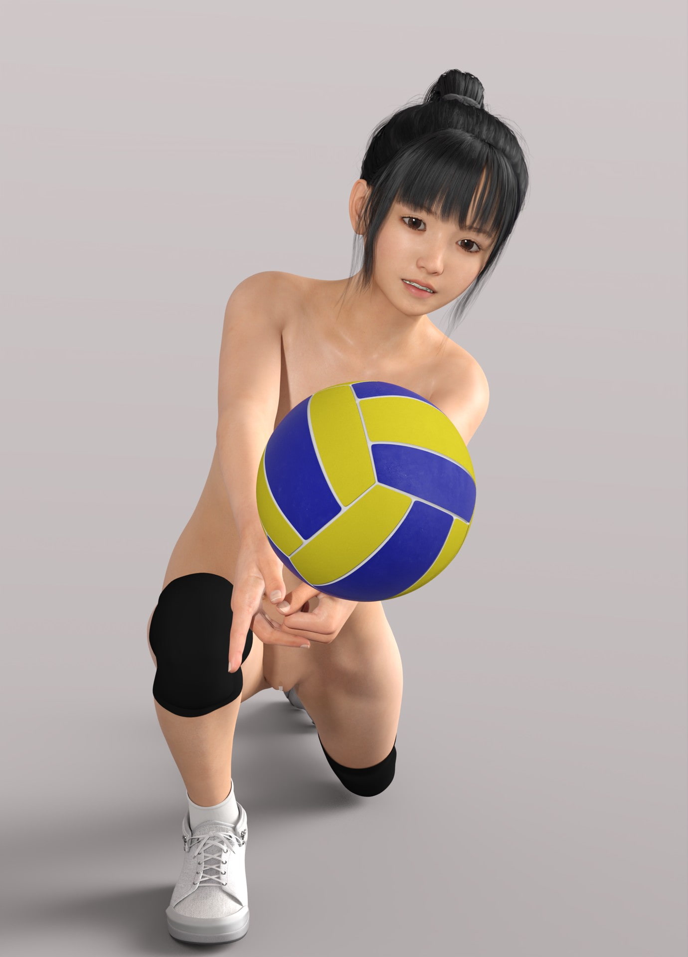 丸見えアスリート -バレーボール選手 さゆり-