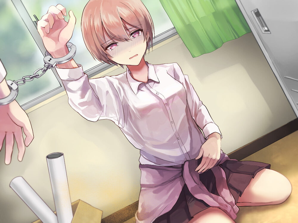 手錠が外れない上にトイレに行きたくなってしまった先輩さん