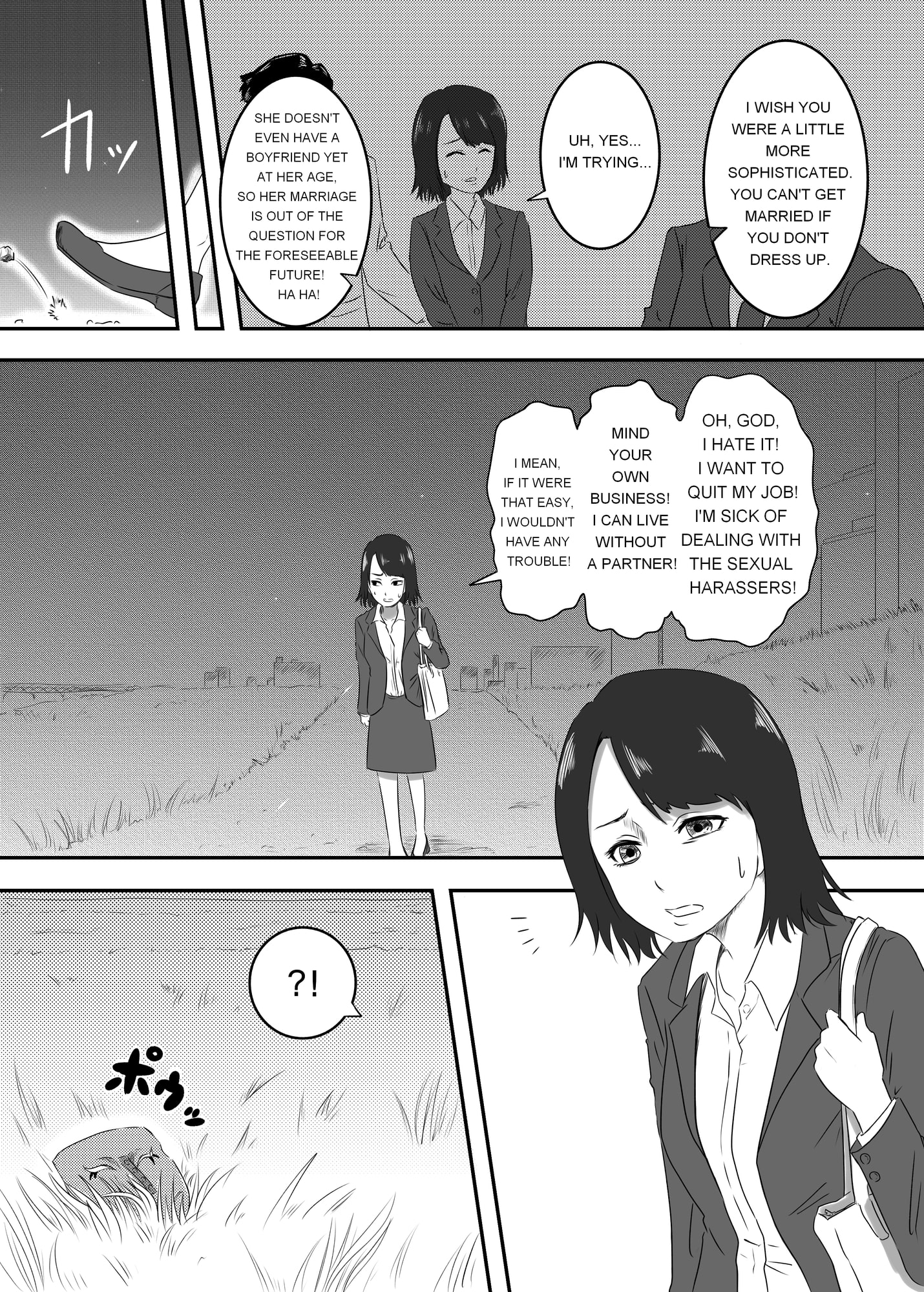 悪堕ちM○SK2-普通のOLが変態に変身!?夜の街で男を乱れ食い!!-English Version