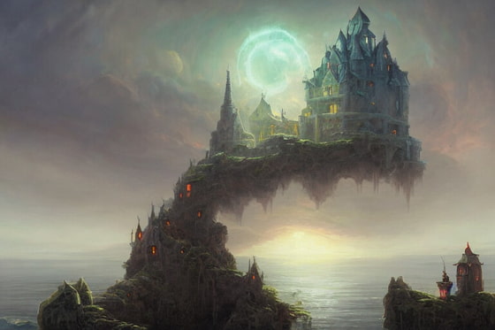 AIが作成した【お城】の背景画像【700枚以上】を販売します