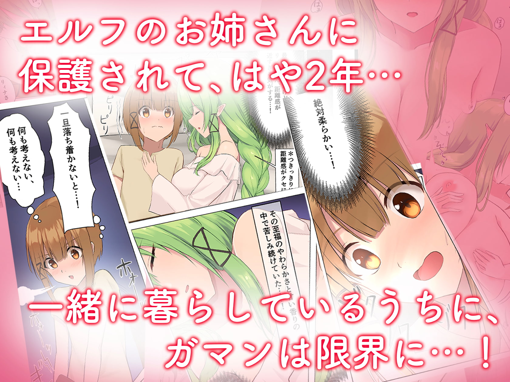 エルフのお姉さんと、もんもん二人暮らし