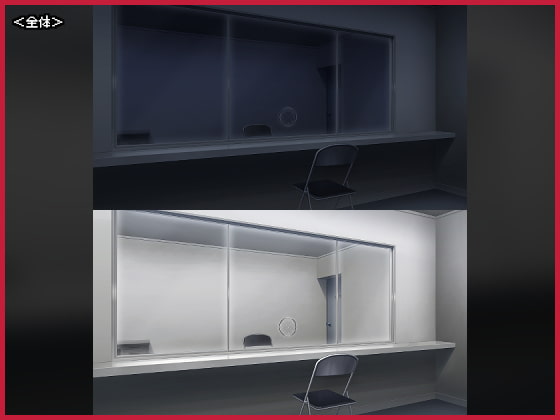 警察モノ2D背景素材集<面会室A>