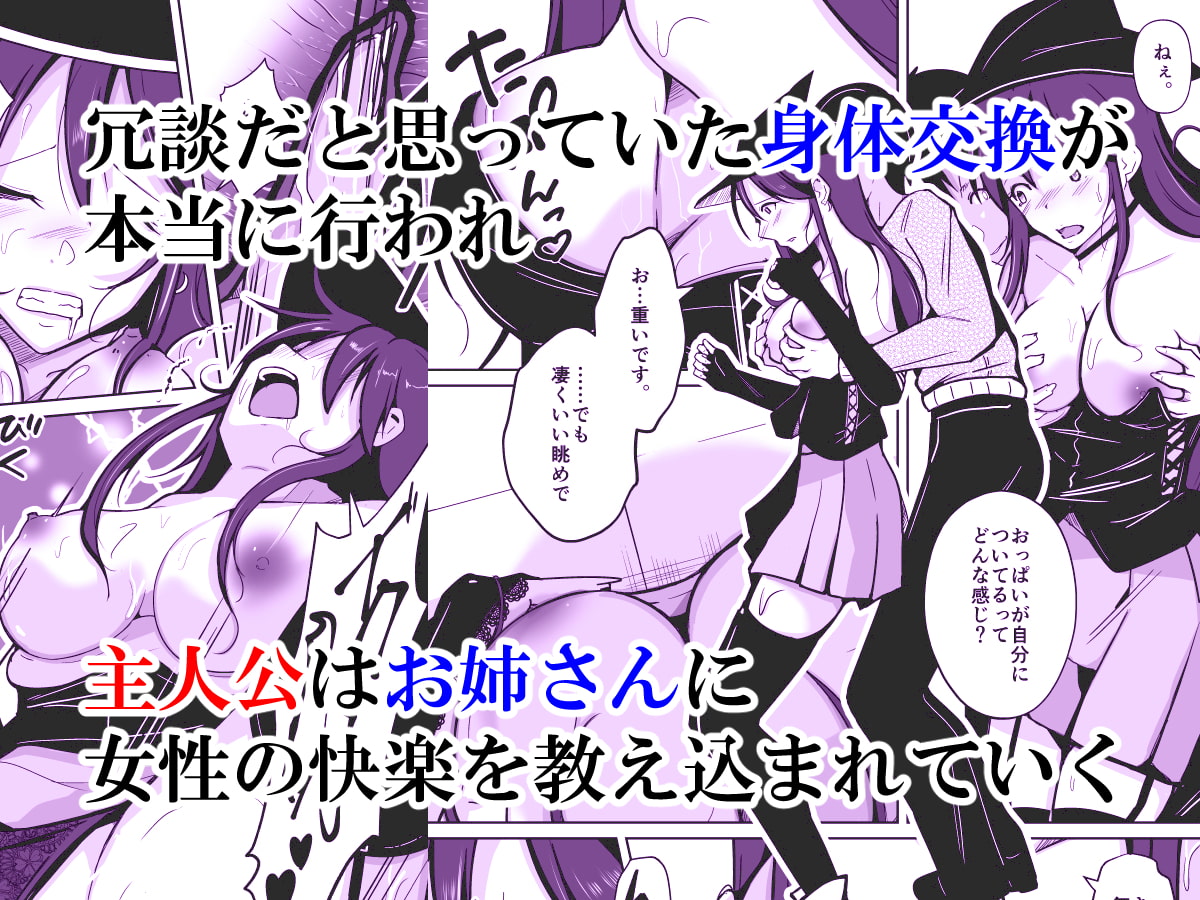 お姉さんに入れ替わりを強要され、女体の虜になった、僕。