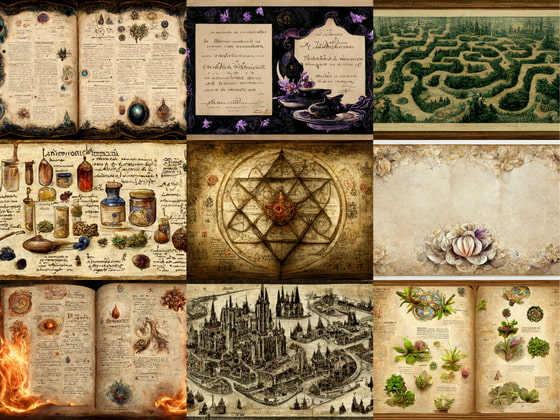 2Dイラスト素材集『古書編』(100枚)