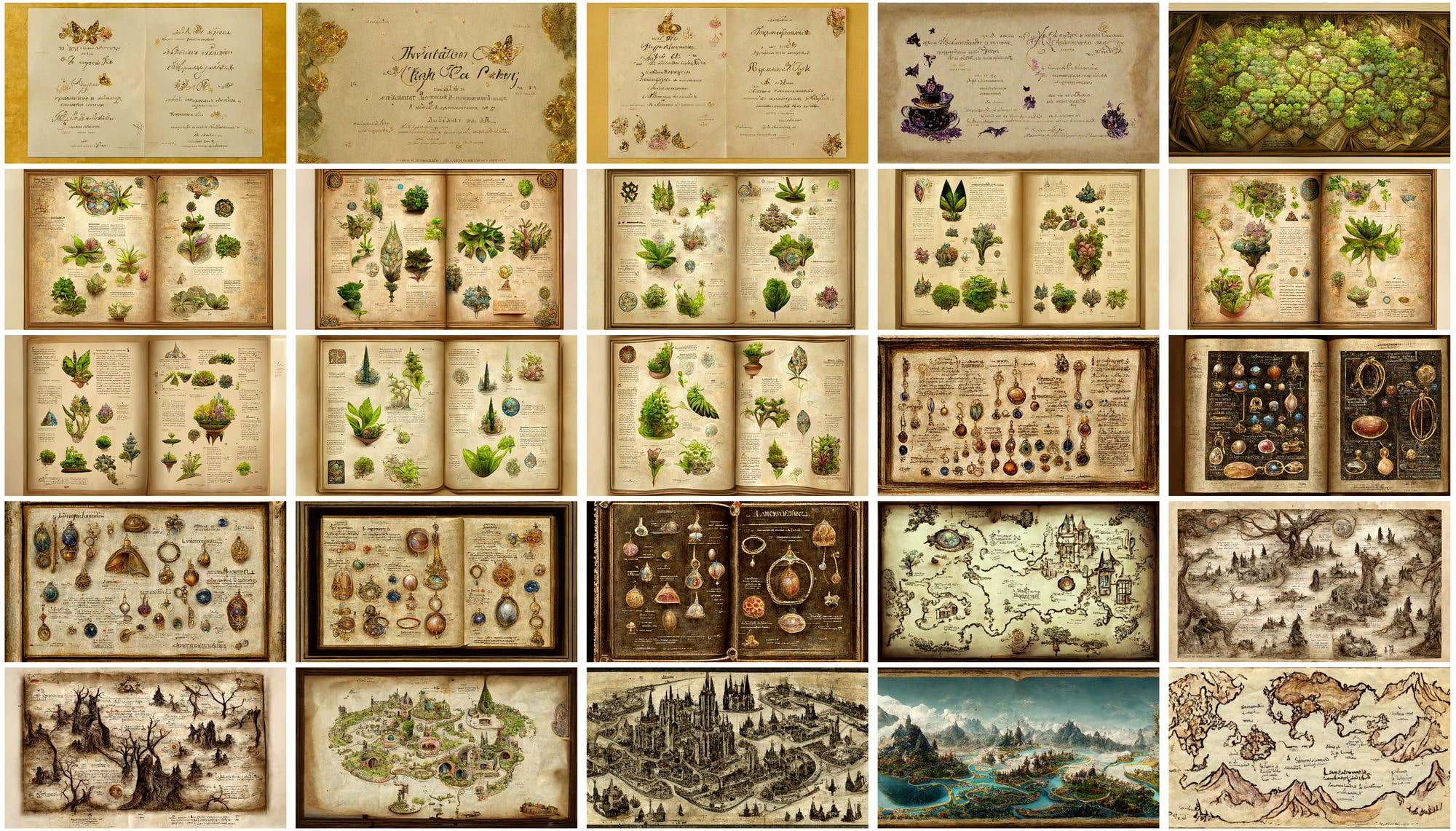 2Dイラスト素材集『古書編』(100枚)