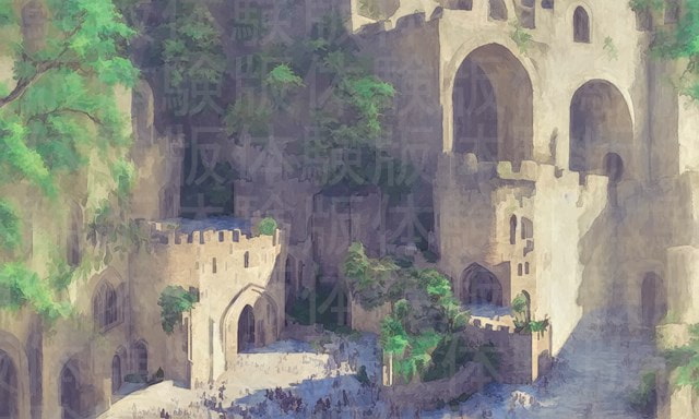 素材工房ML 背景[ファンタジー(城下町)] (102枚)