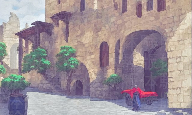 素材工房ML 背景[ファンタジー(城下町)] (102枚)