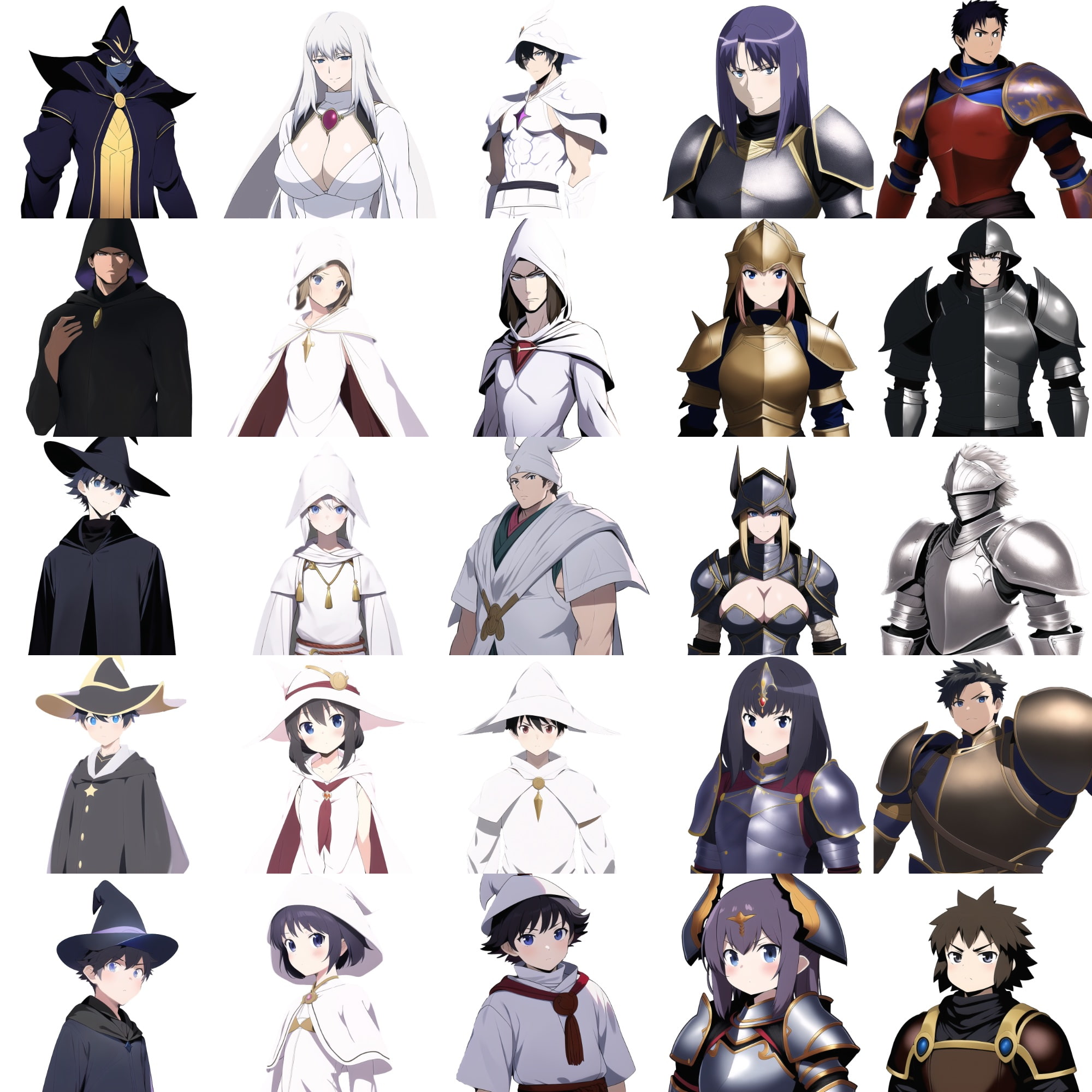 【職業別キャラクター立ち絵2】著作権フリーの画像素材(100枚)