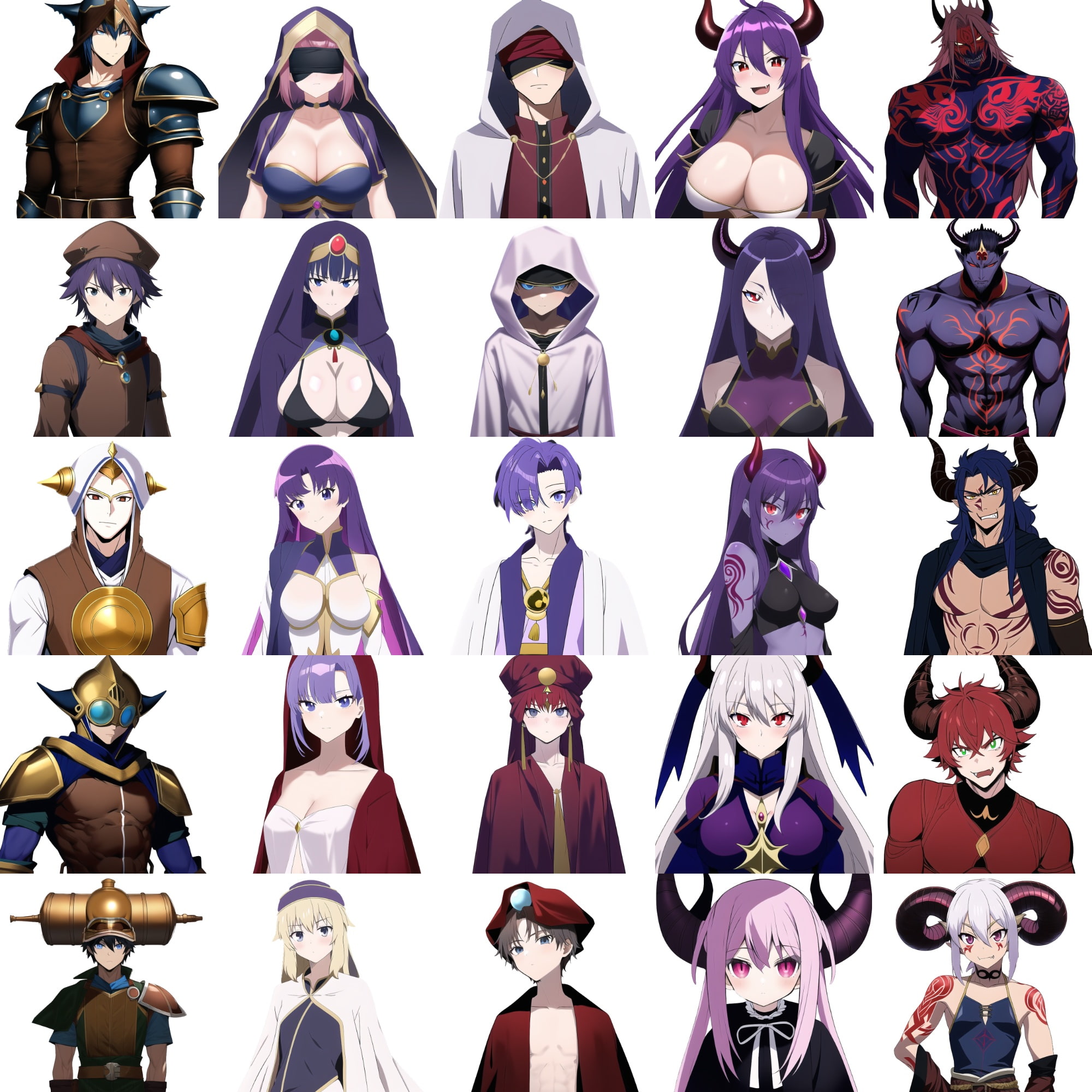 【職業別キャラクター立ち絵2】著作権フリーの画像素材(100枚)