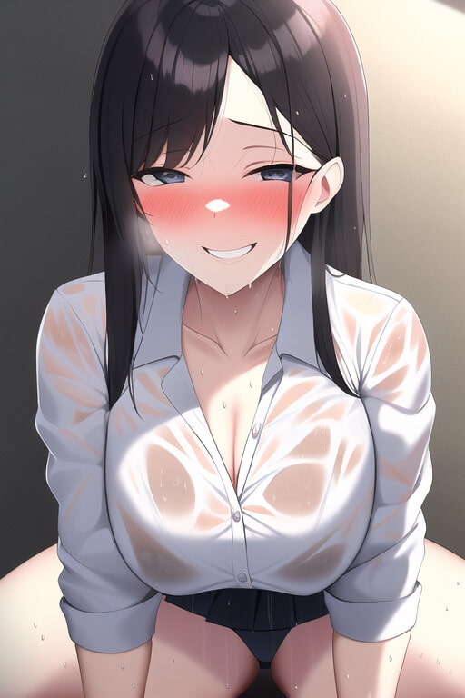 巨乳お姉さんJKとふたりきりで[30枚以上]