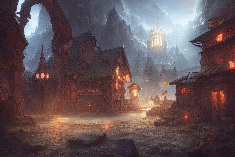 著作権フリー背景美術素材集 : BGArt 05 「幻想世界II」