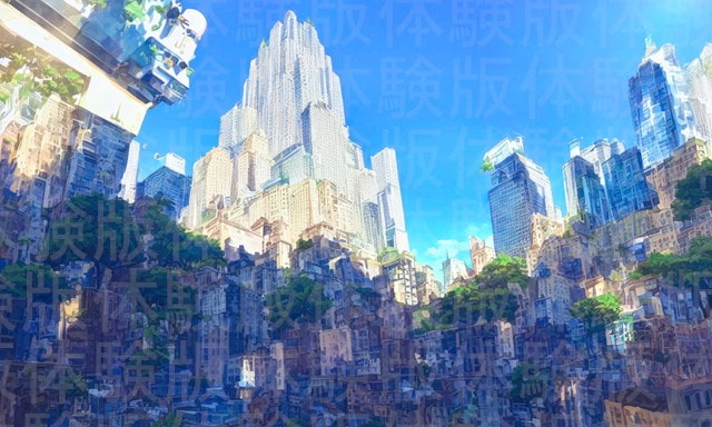 素材工房ML ゲーム素材[未来都市 桃源郷~ユートピア~] (全87枚)