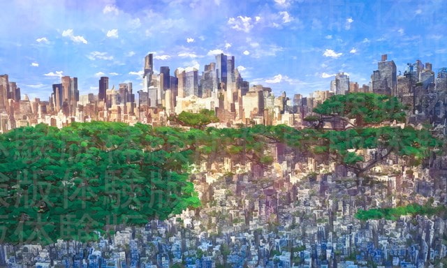 素材工房ML ゲーム素材[未来都市 桃源郷~ユートピア~] (全87枚)