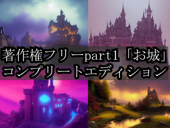 著作権フリー背景素材集part1:幻想的な「お城」【336枚】