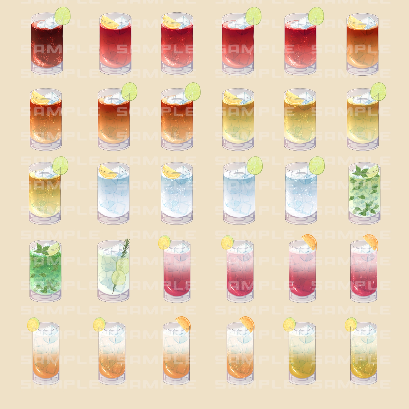 ノゾムアイコン素材『大人のドリンク』