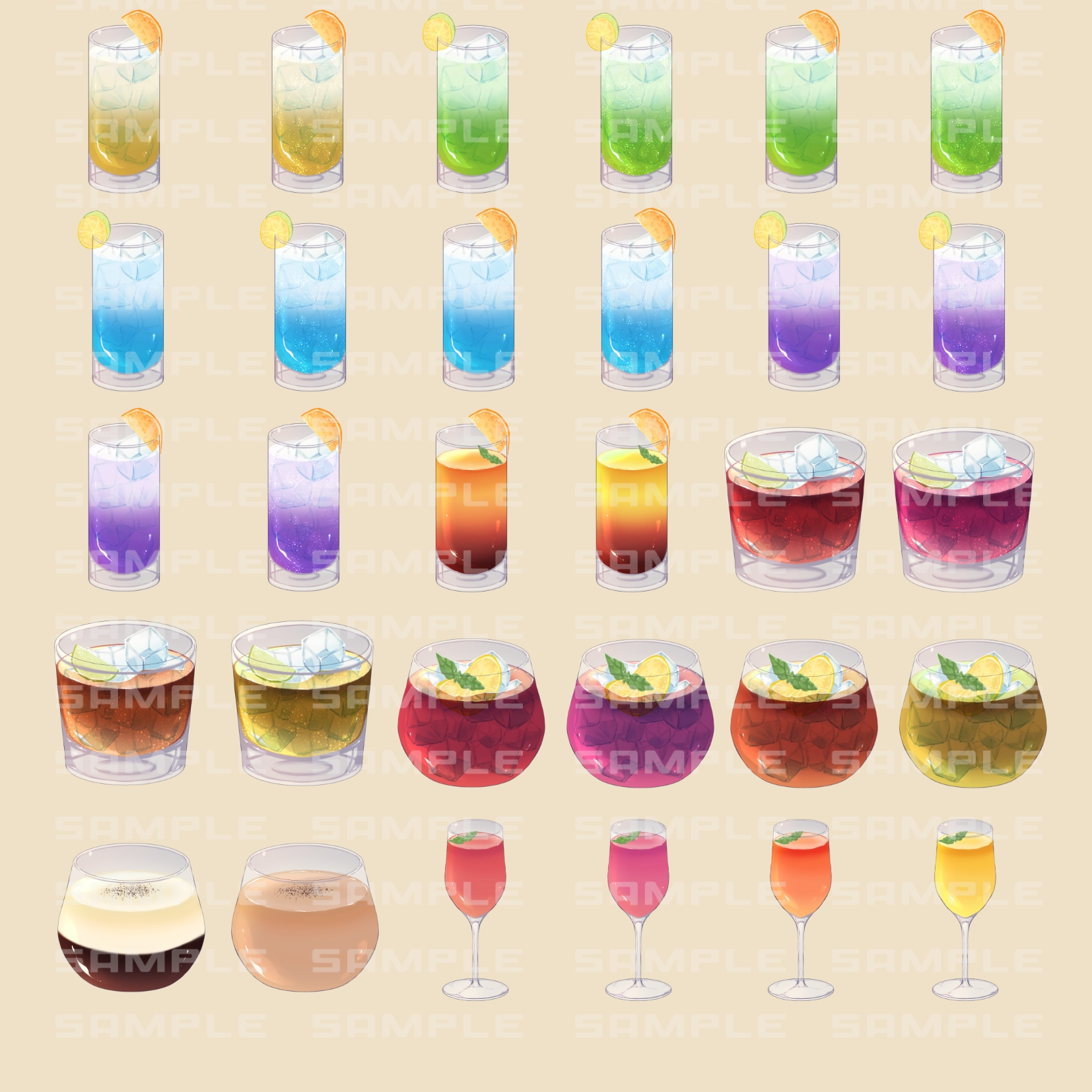 ノゾムアイコン素材『大人のドリンク』