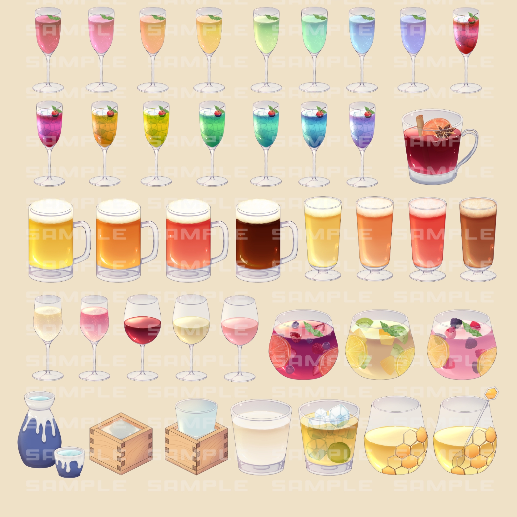 ノゾムアイコン素材『大人のドリンク』