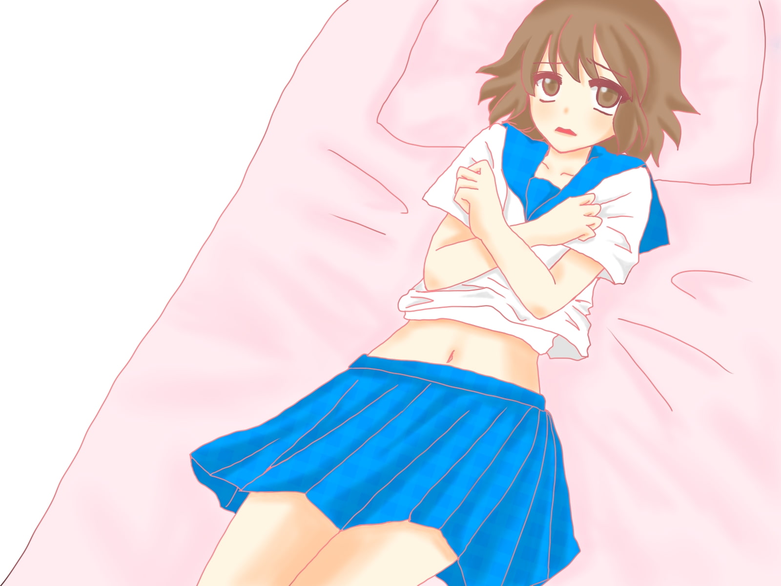 電気消してほしいのに消してくれないし服も脱がせてくれないしとっても恥ずかしいJ○の初体験
