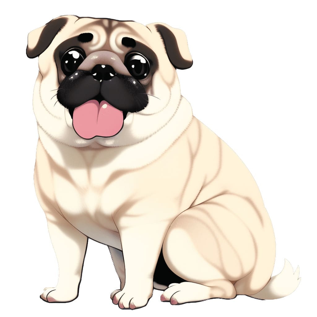 【犬20種類×5】著作権フリーの高解像度イラスト素材(画像100枚)