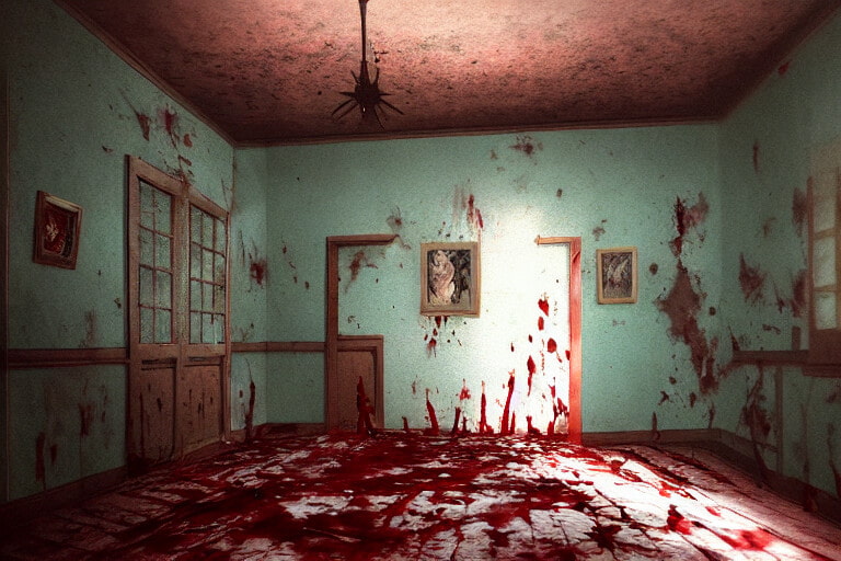 著作権フリー背景美術素材集 : BGArt 06 「ホラー編」